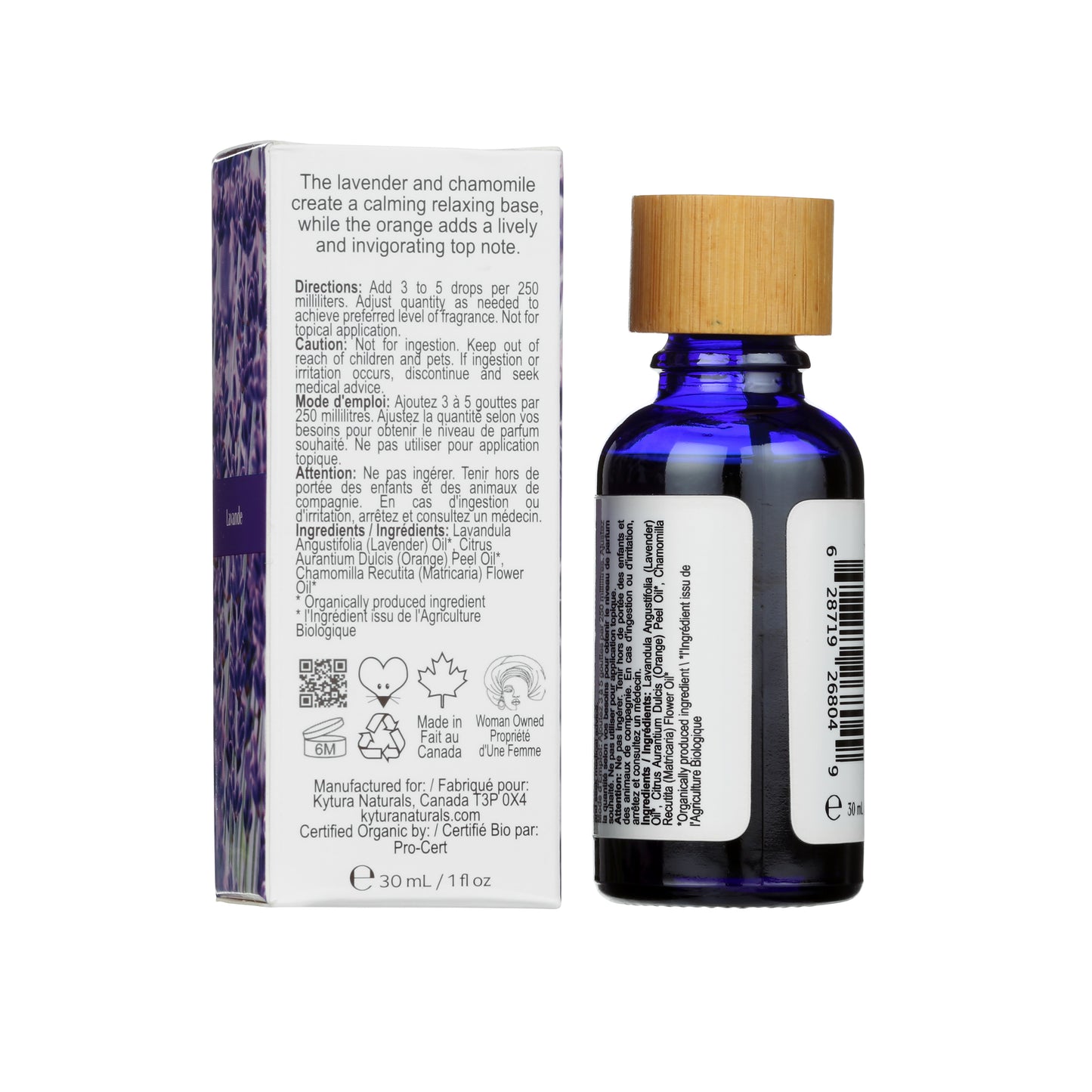 'CALMING' Organic Diffuser Oil Blend