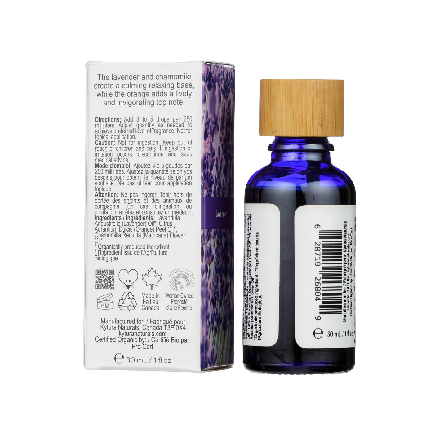 'CALMING' Organic Diffuser Oil Blend